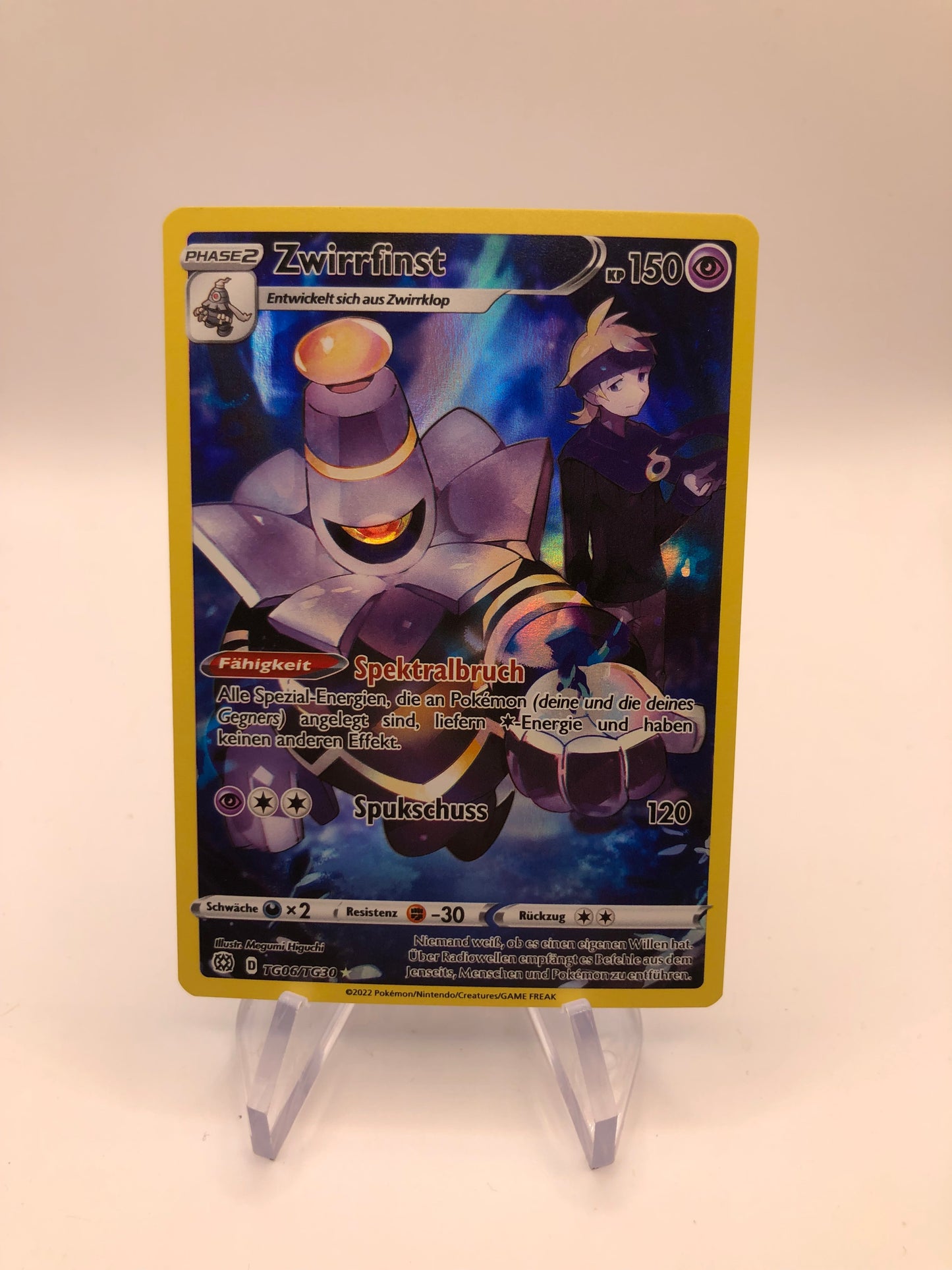 Pokemon Karte Art Rare Zwirrfinst TG06/TG30 Deutsch