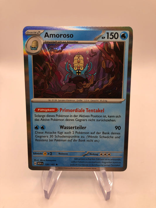 Pokemon Karte Holo Amoroso 139/165 Deutsch