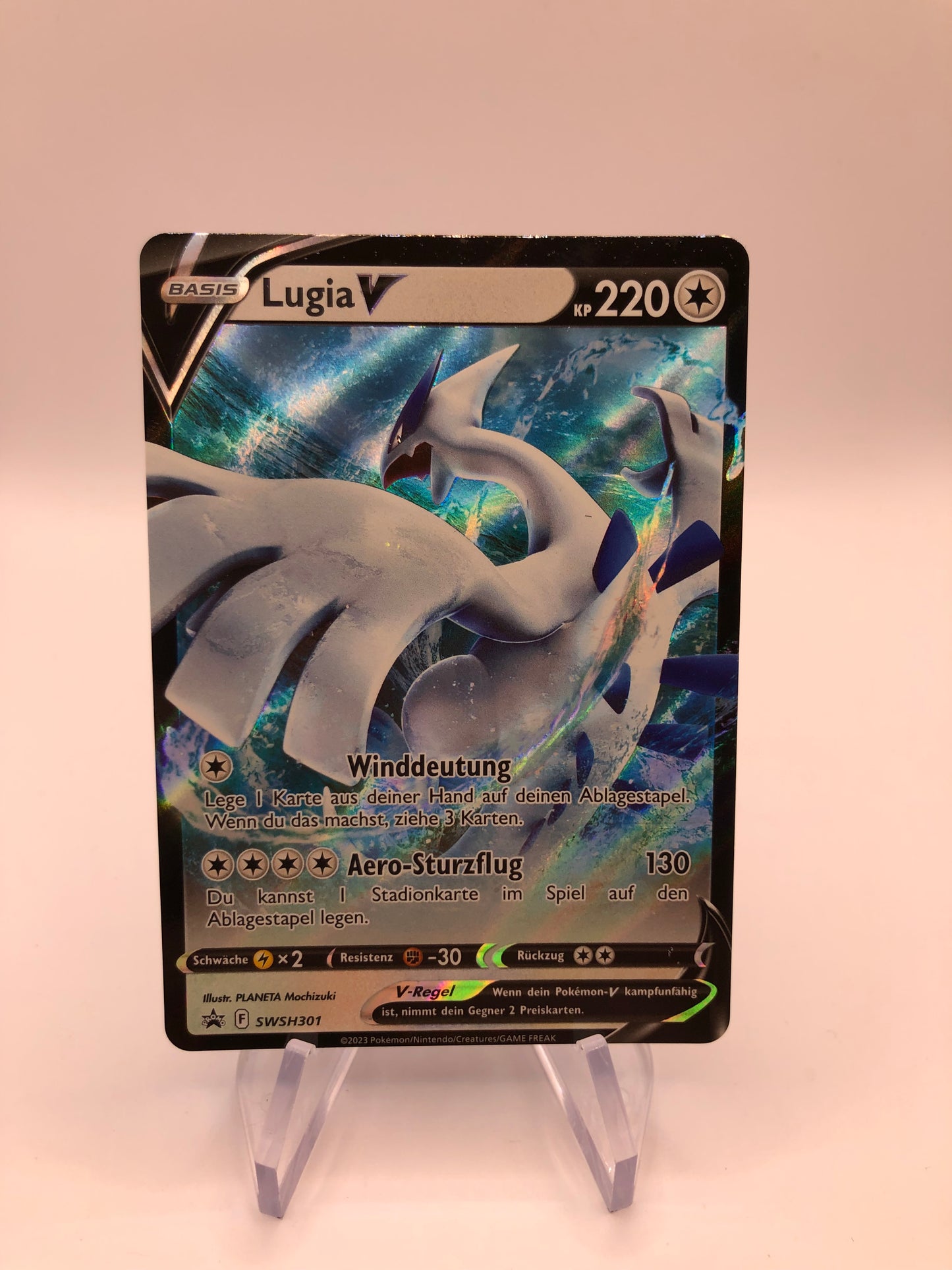 Pokemon Karte V Promo Lugia SWSH301 Deutsch