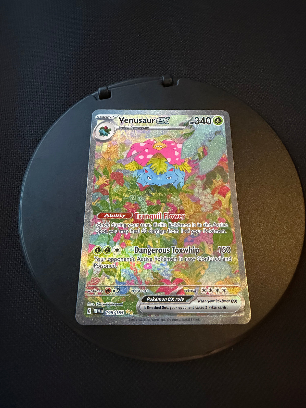 Pokemon Karte ex Alt-Art Bisaflor 198/165 Englisch