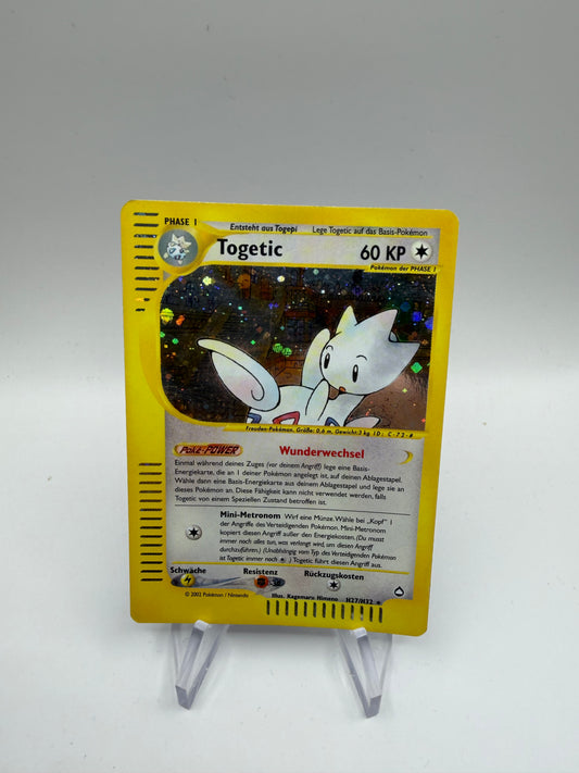 Pokemon Karte E-Serie Holo Togetic H27/H32 Deutsch
