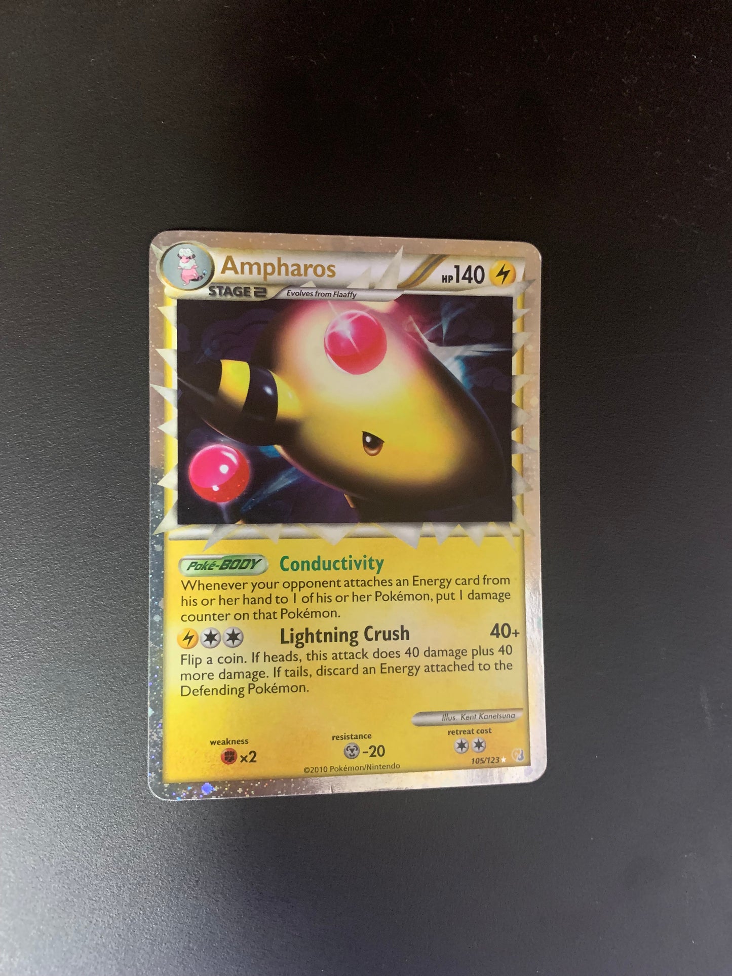 Pokemon Karte Prime Ampharos 105/123 Englisch