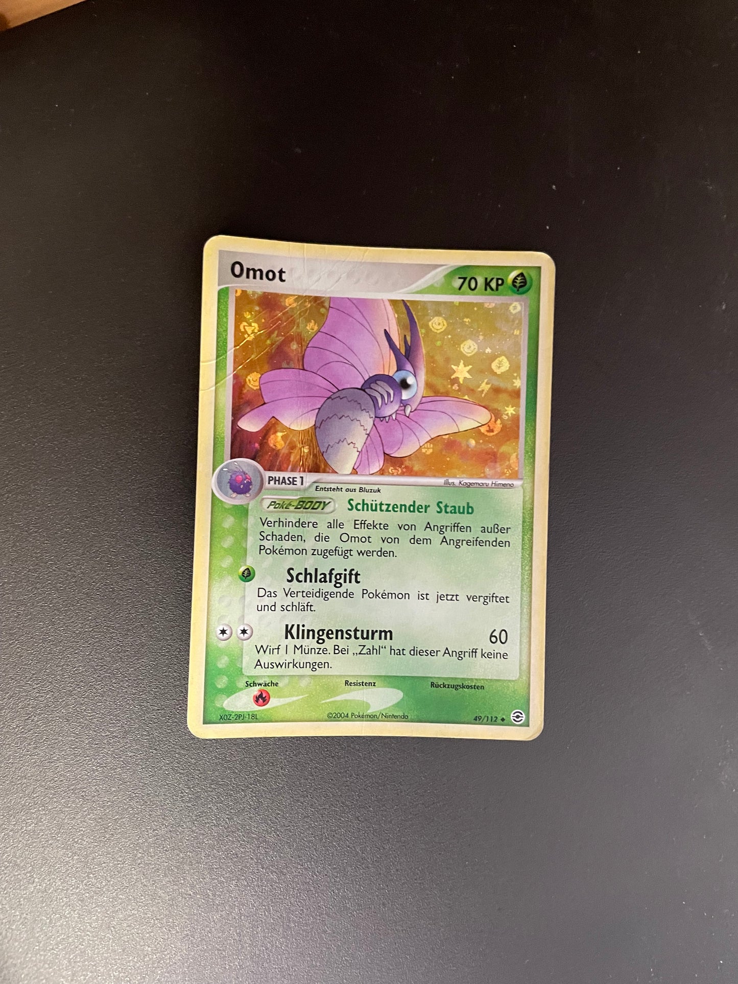 Pokemon Karte Reverse Holo Omot 49/112 Deutsch
