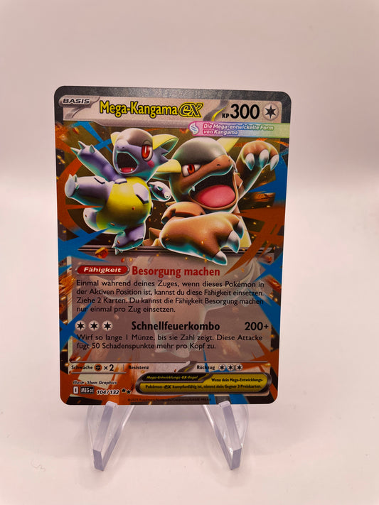 Pokemon Karte Mega-Kangama ex 104/132 Deutsch