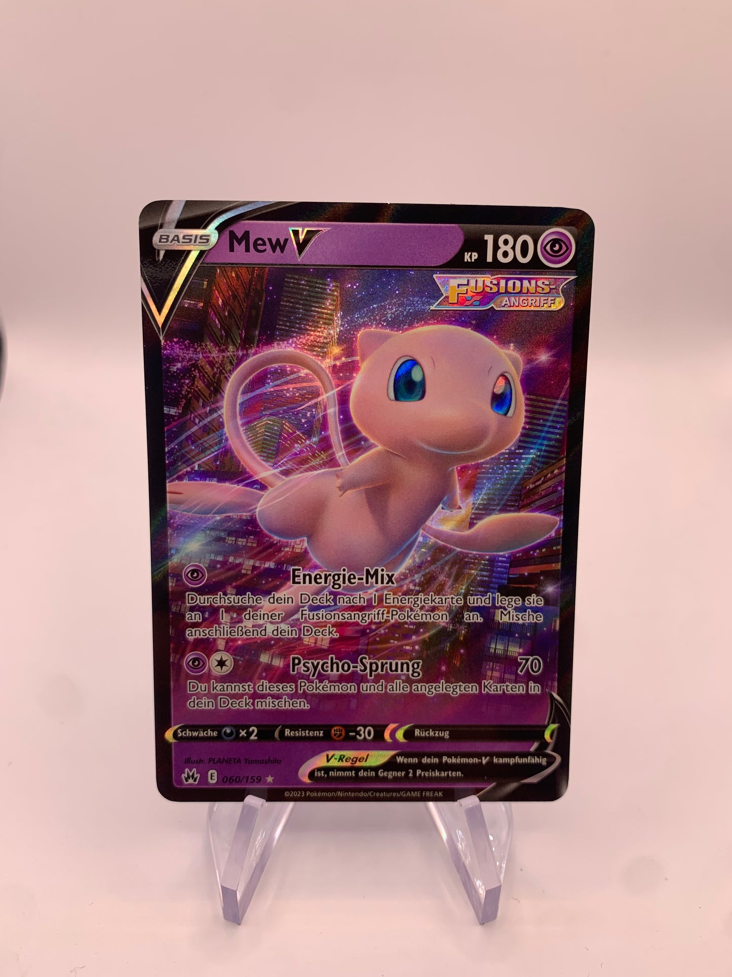 Pokemon Karte V Mew 60/159 Deutsch