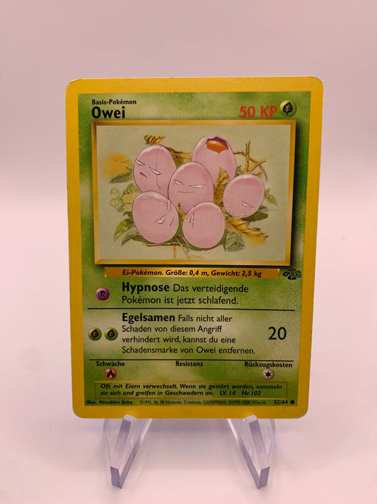 Pokemon Karte Owei 52/64 Jungel Deutsch