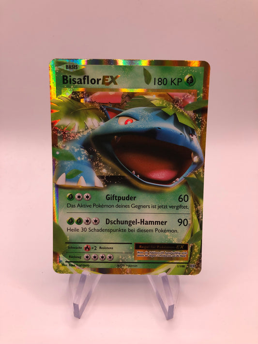 Pokemon Karte EX Bisaflor 1/108 Deutsch