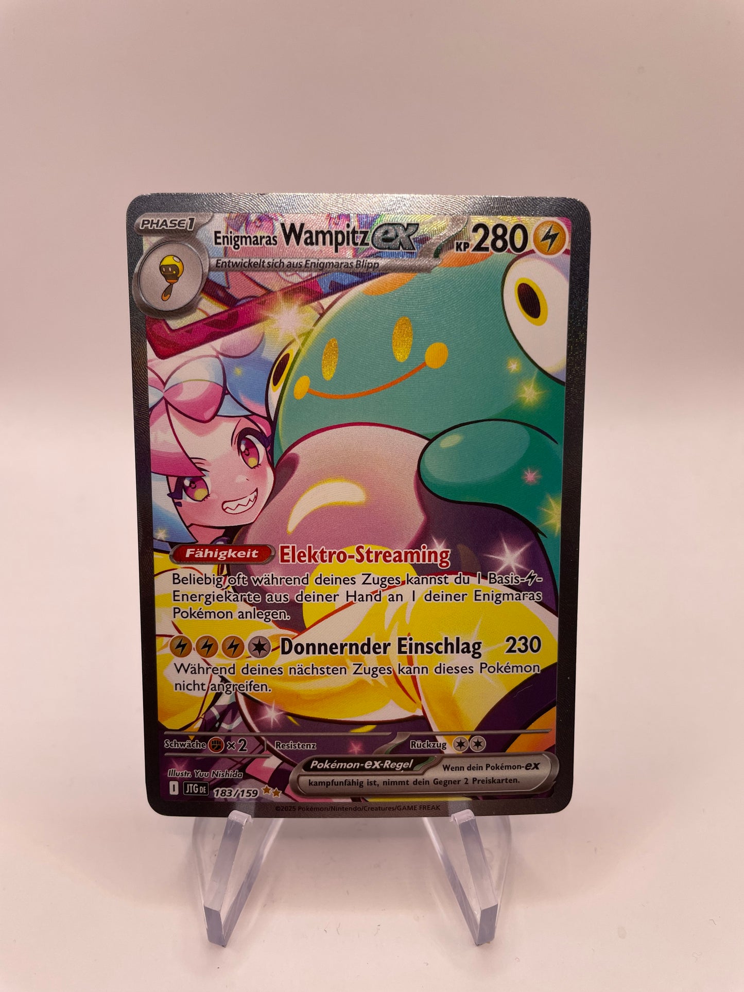 Pokemon Karte Ex Wampitz 183/159 Deutsch