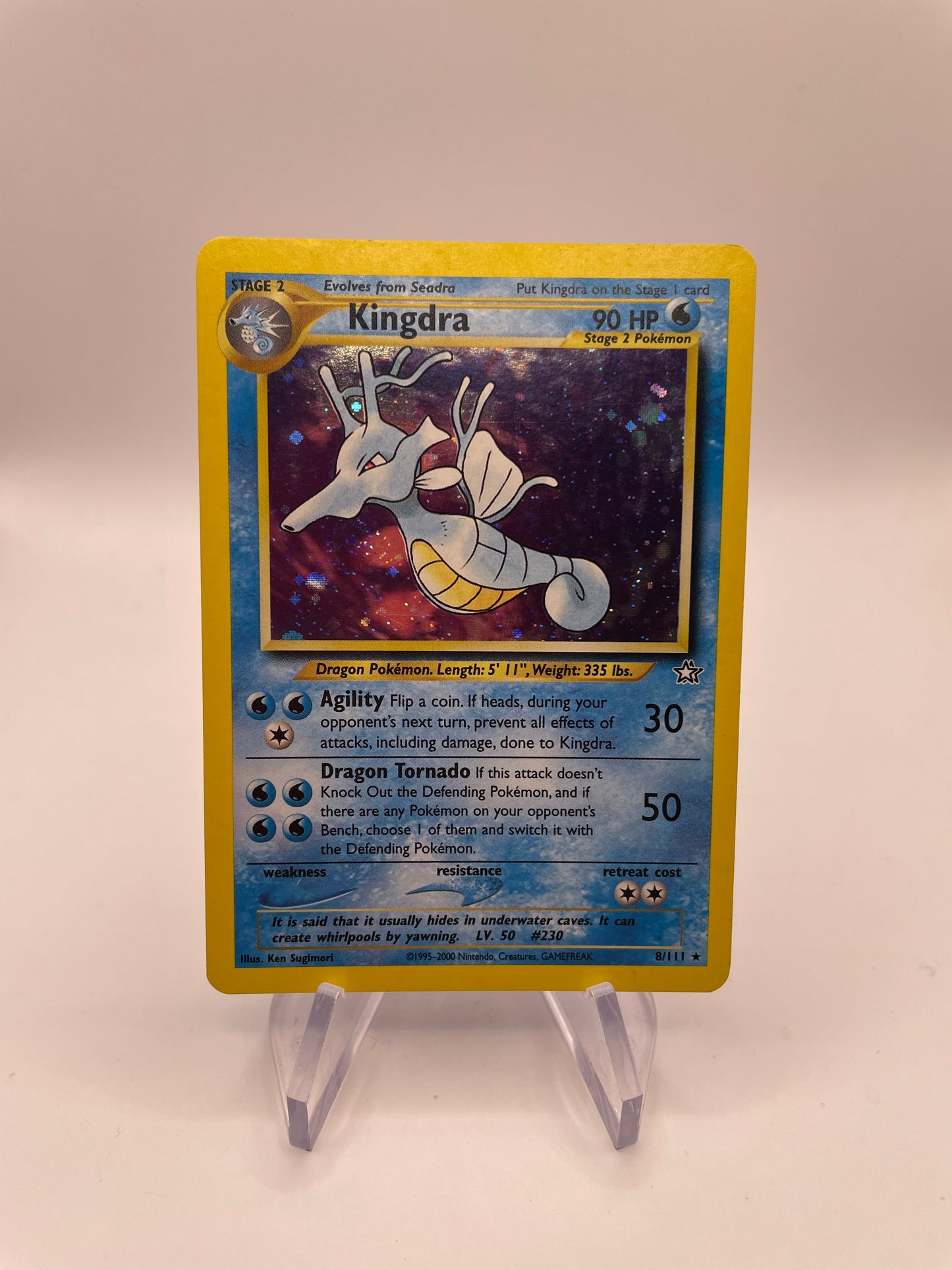 Pokemon Karte Holo Seedraking 8/111 Englisch