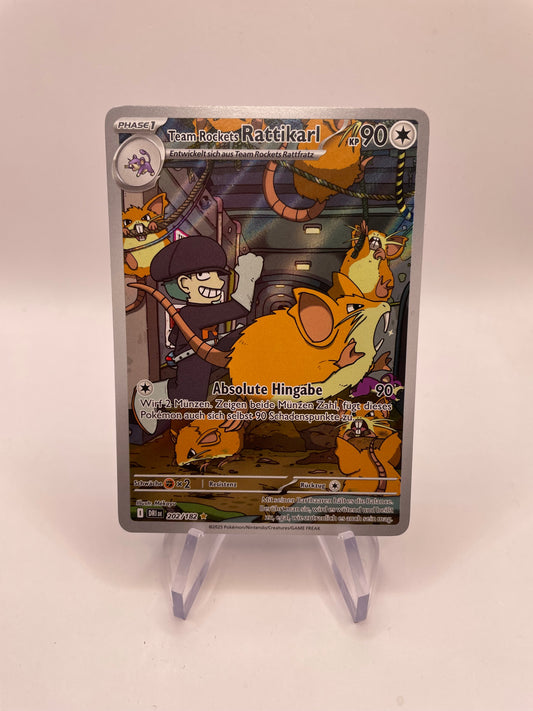 Pokemon Karte Art-Rare Rattikarl 202/182 Deutsch