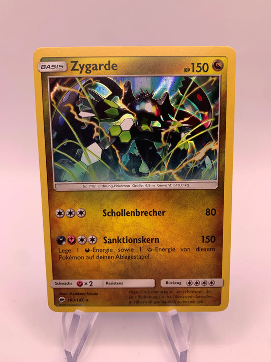 Pokémon card Holo Zygarde 100/147 German