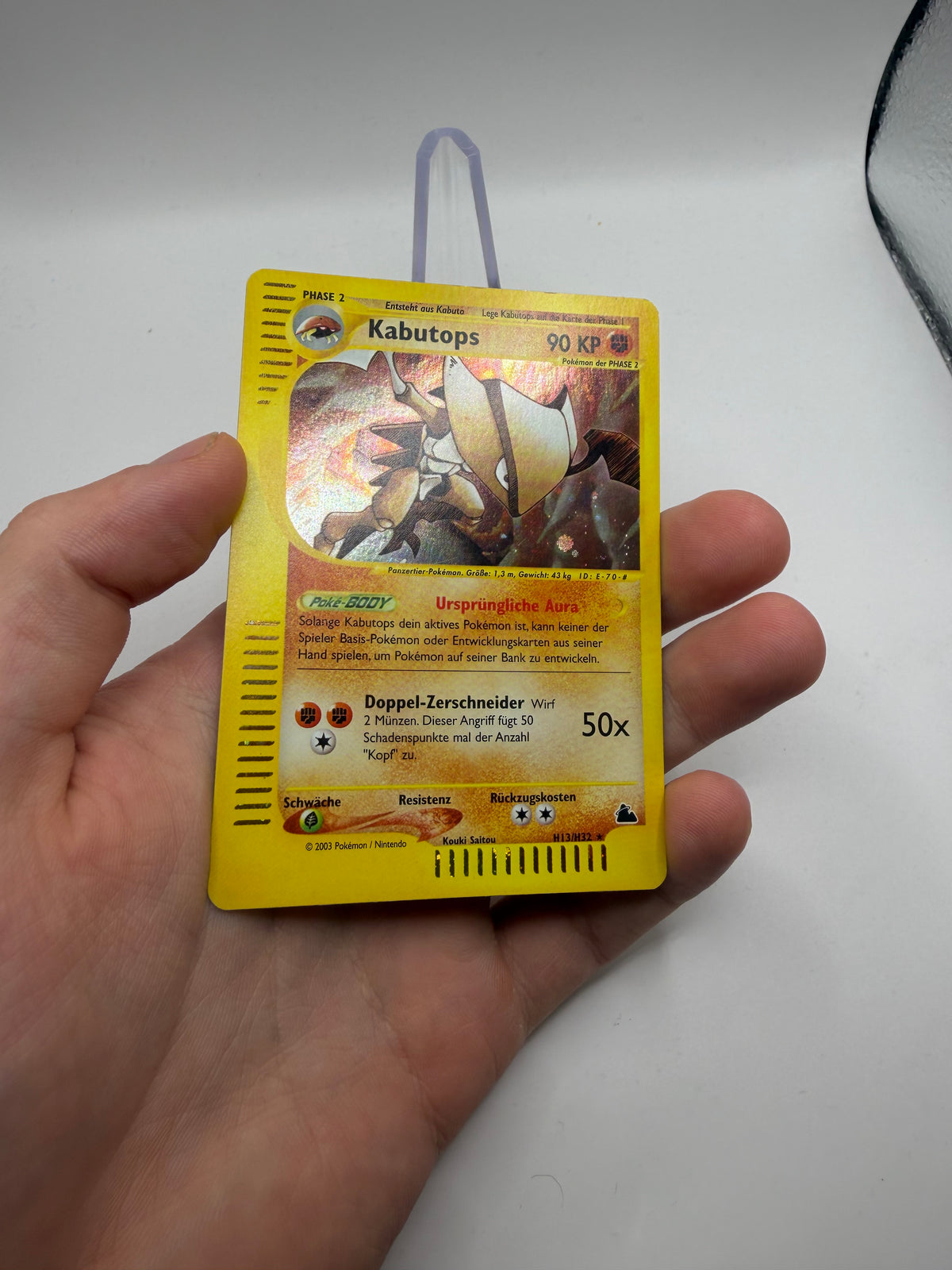 Pokemon Karte E-Serie Holo Kabutops H13/H32 Deutsch