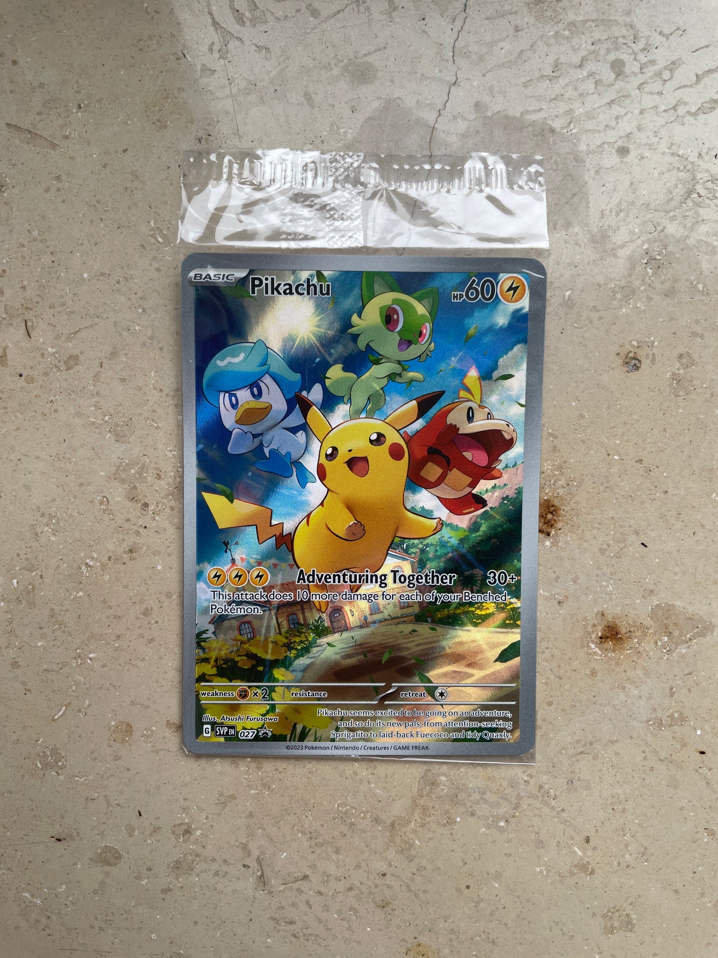 Pokemon Karte Art-Rare Promo Pikachu 027 Deutsch