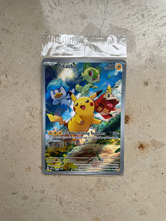 Pokemon Karte Art-Rare Promo Pikachu 027 Deutsch