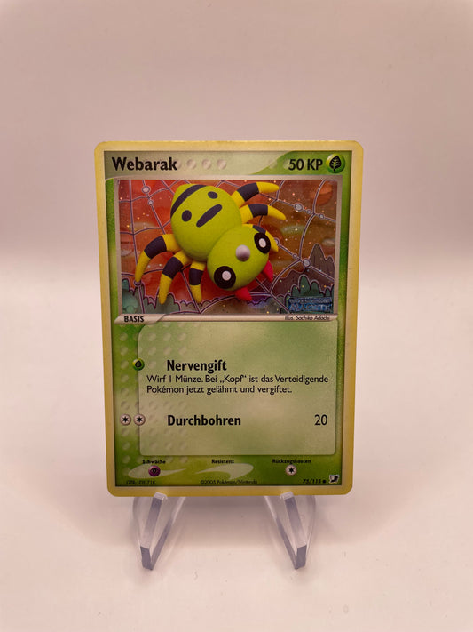 Pokemon Karte Stamp Webarak 75/115 Deutsch
