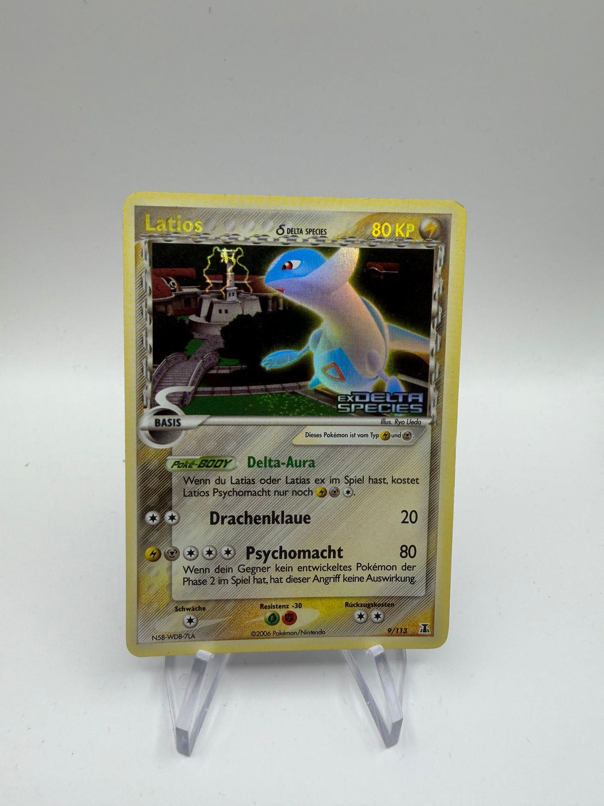 Pokemon Karte Stamp Delta Species Latios 9/113 Deutsch