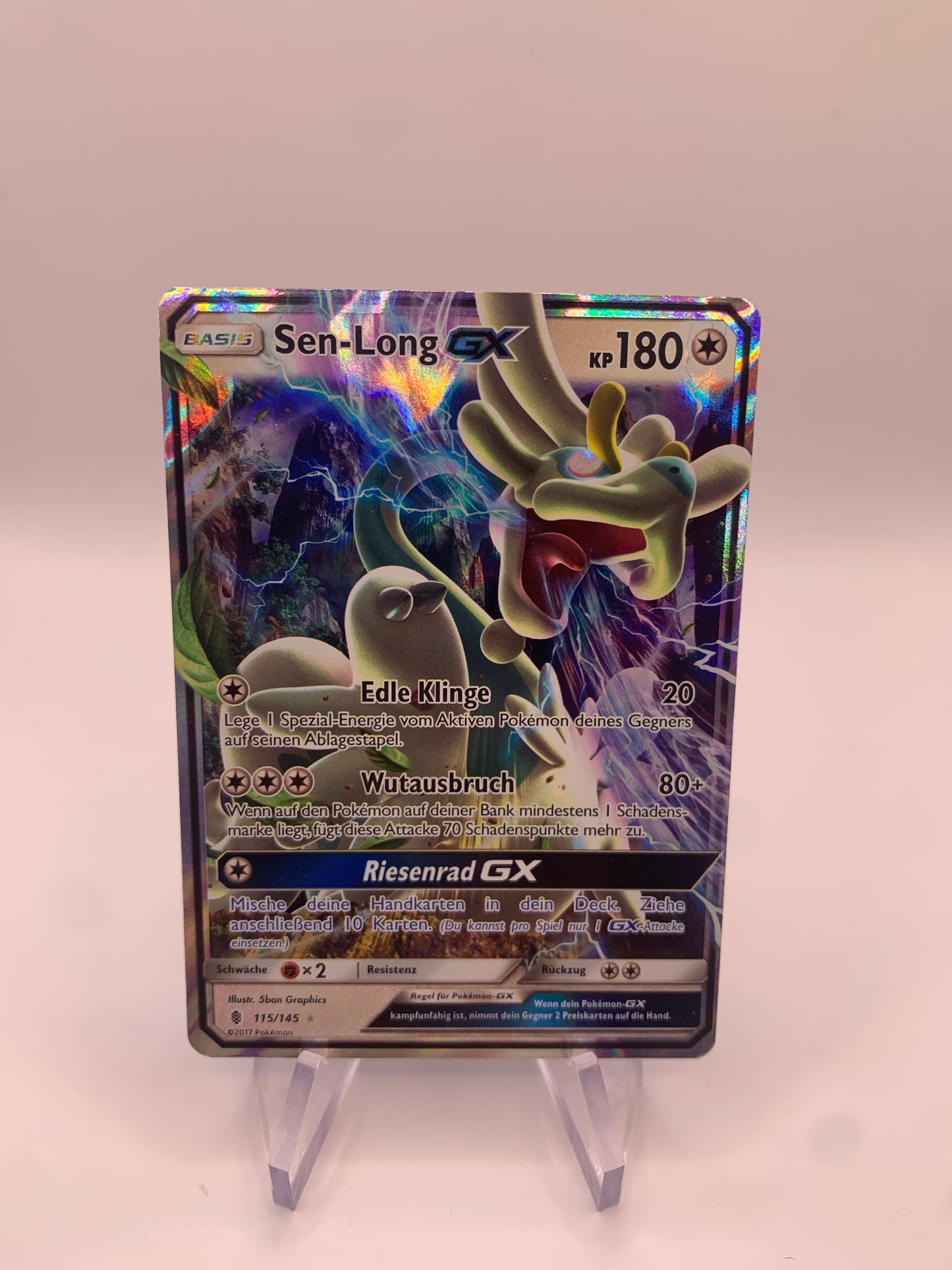 Pokemon Karte Gx Sen-Long 115/145 Deutsch