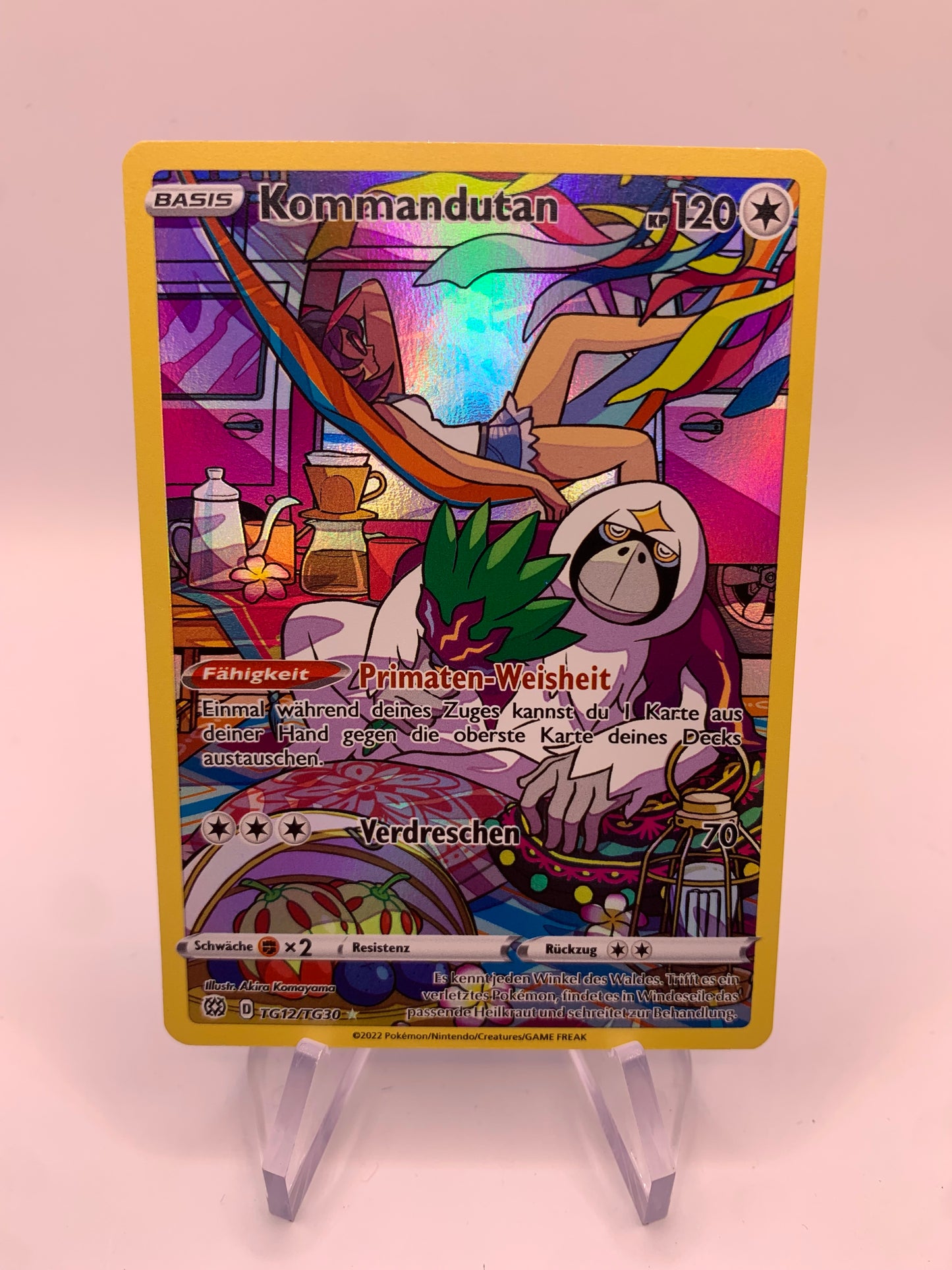 Pokemon Karte Art-Rare Kommandutan TG12/TG30 Deutsch