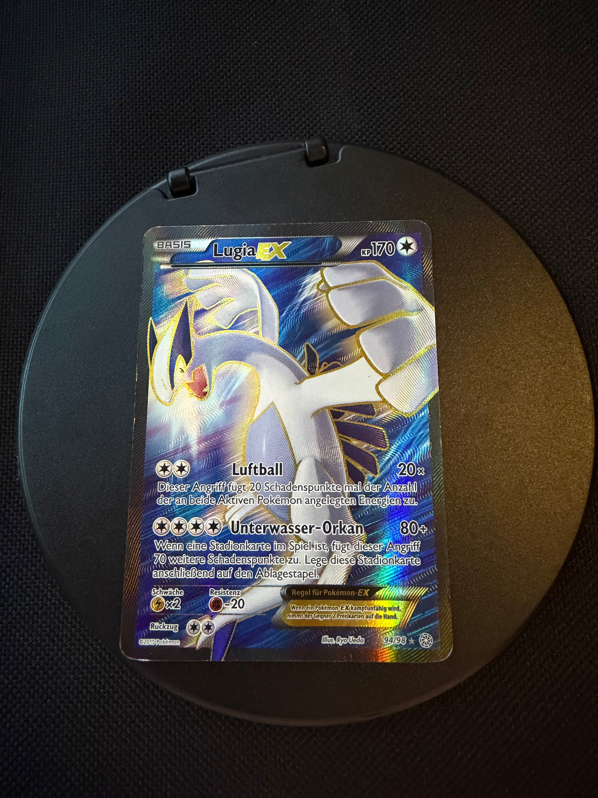 Pokemon Karte EX Lugia 94/98 Deutsch