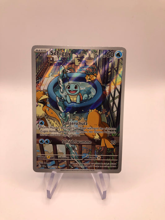 Pokemon Karte Art Rare Schiggy 148/142 Deutsch