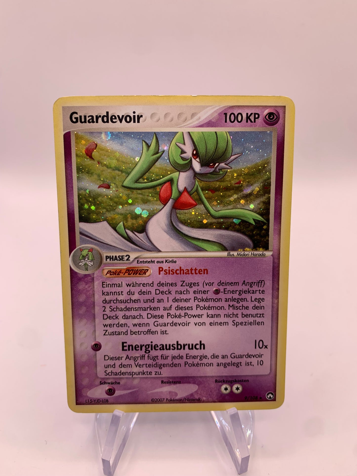 Pokemon Karte Holo Guardevoir 9/108 Deutsch