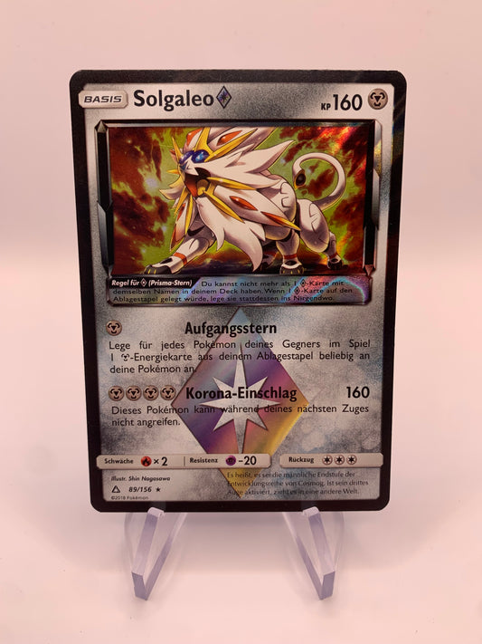 Pokemon Karte Prisma Solgaleo 89/156 Deutsch