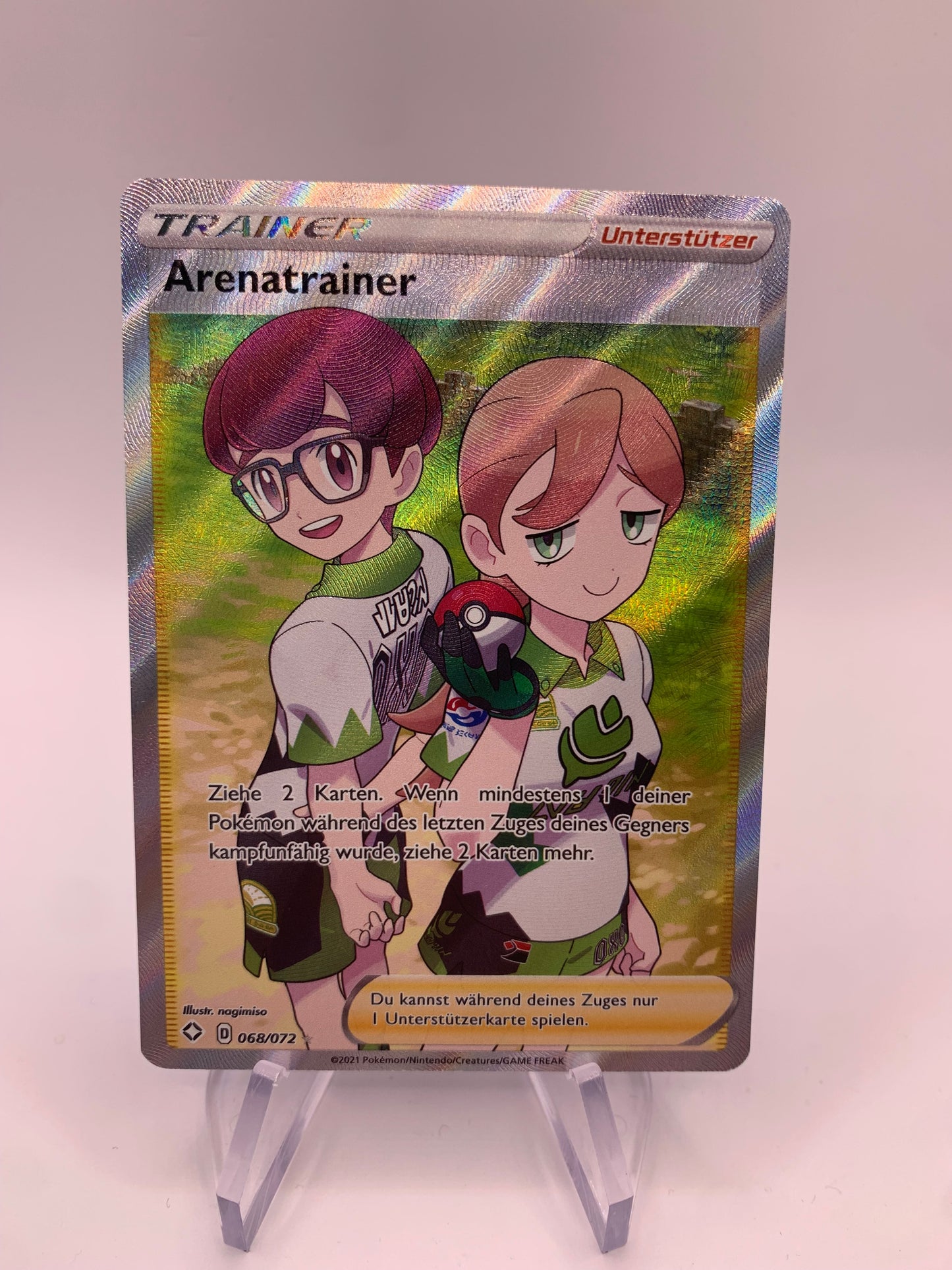 Pokémon cards trainer arena trainer 068/072 German