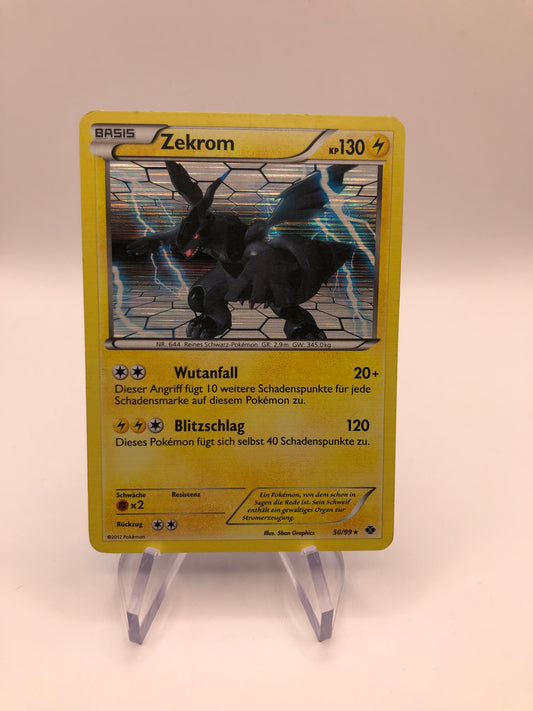Pokemon Karte Holo Zekrom 50/99 Deutsch