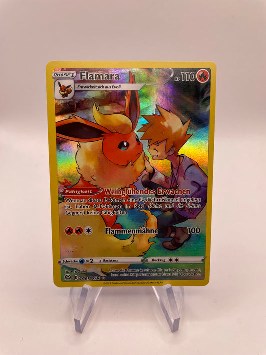 Pokemon Karte Art Rare Flamara TG01/TG30 Deutsch