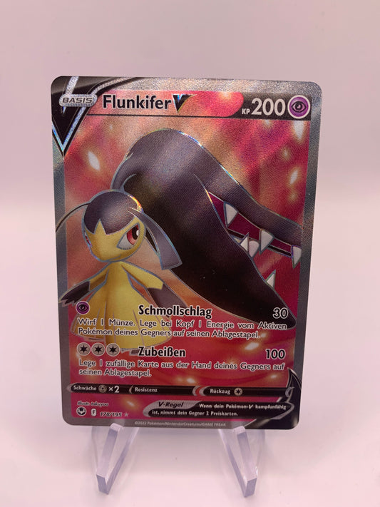 Pokemon Karte V Fullart Flunkifer 178/195 Deutsch