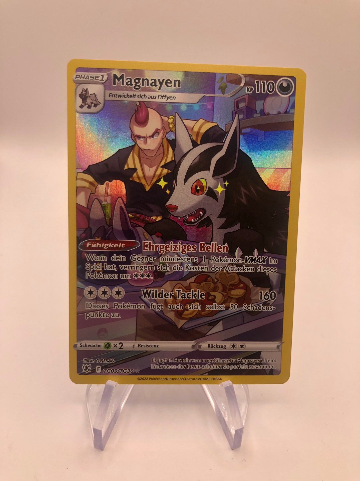 Pokemon Karte Art-Rare Magnayen TG09/TG30 Deutsch