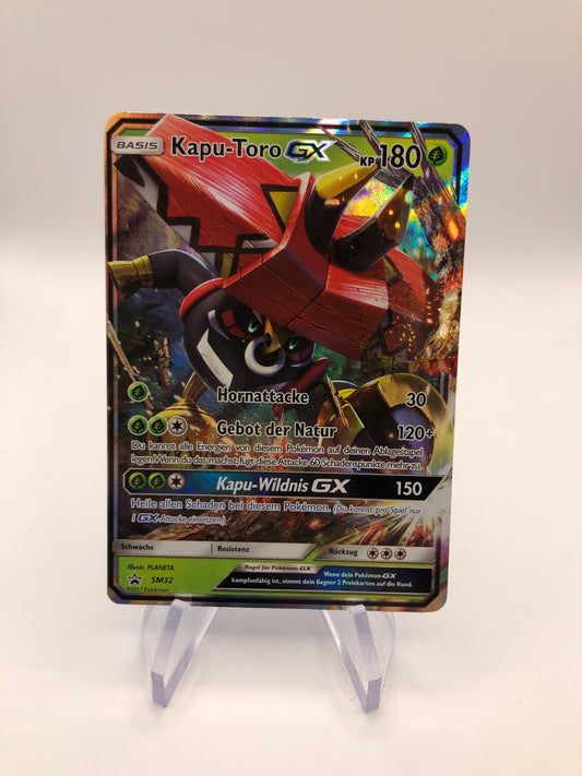 Pokemon Karte GX Promo Kapu-Toro SM32 Deutsch