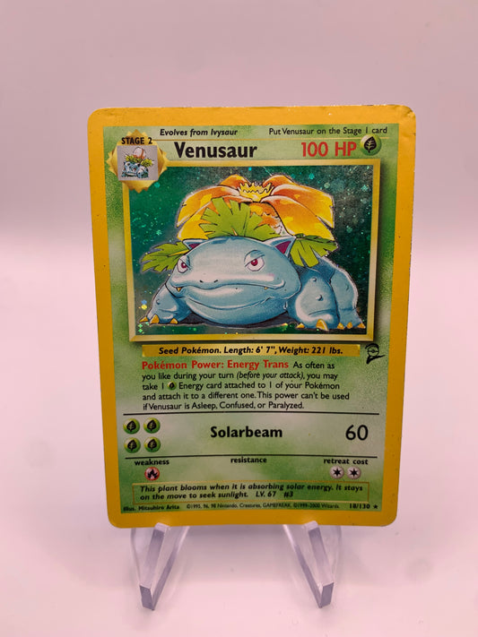 Pokemon Karte Holo Bisaflor 18/130 Englisch