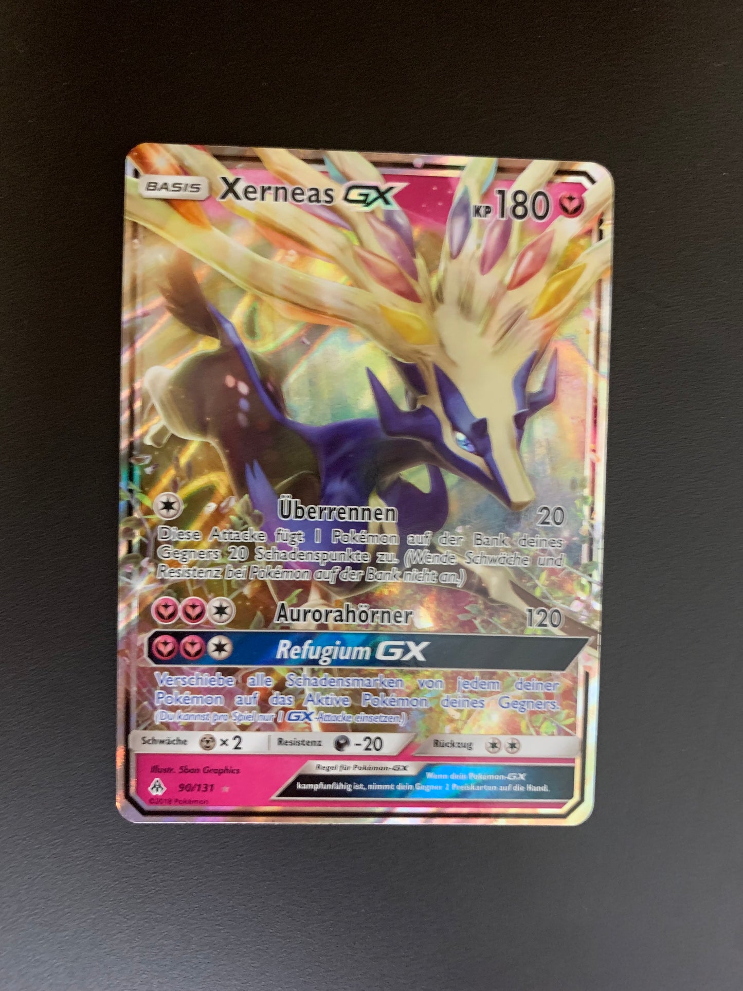 Pokemon Karte Gx Xerneas 90/131 Deutsch