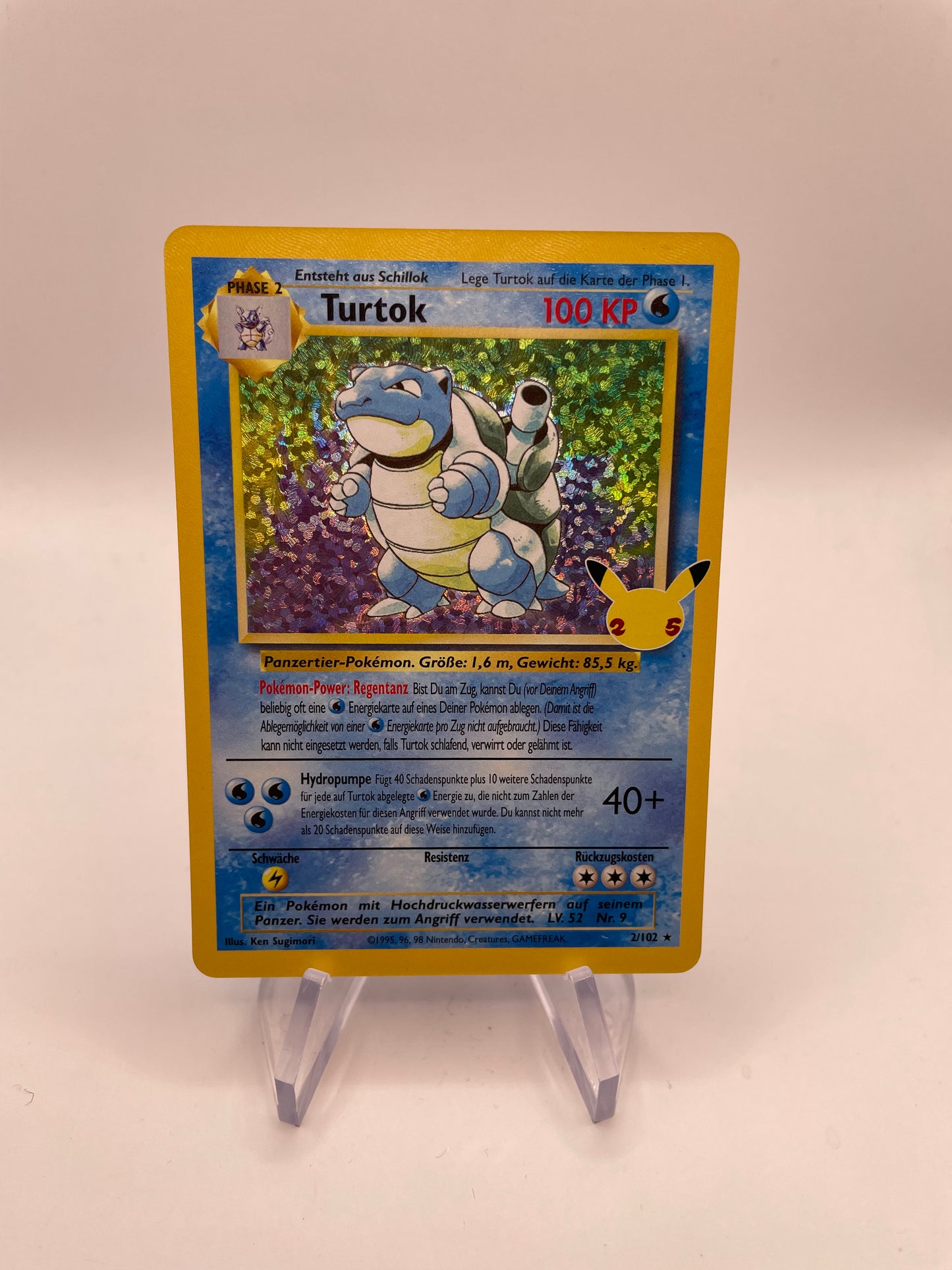 Pokemon Karte Celebration Turtok 2/102 Deutsch