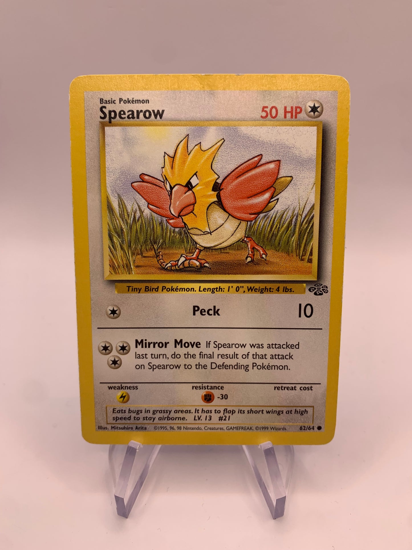 Pokemon card Habitak 62/64 Jungle English