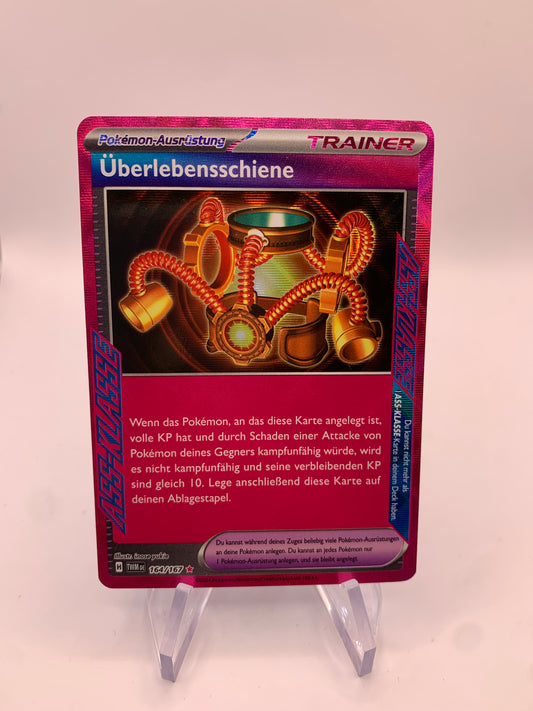 Pokemon Karte Trainer Überlebensschiene 164/167 Deutsch