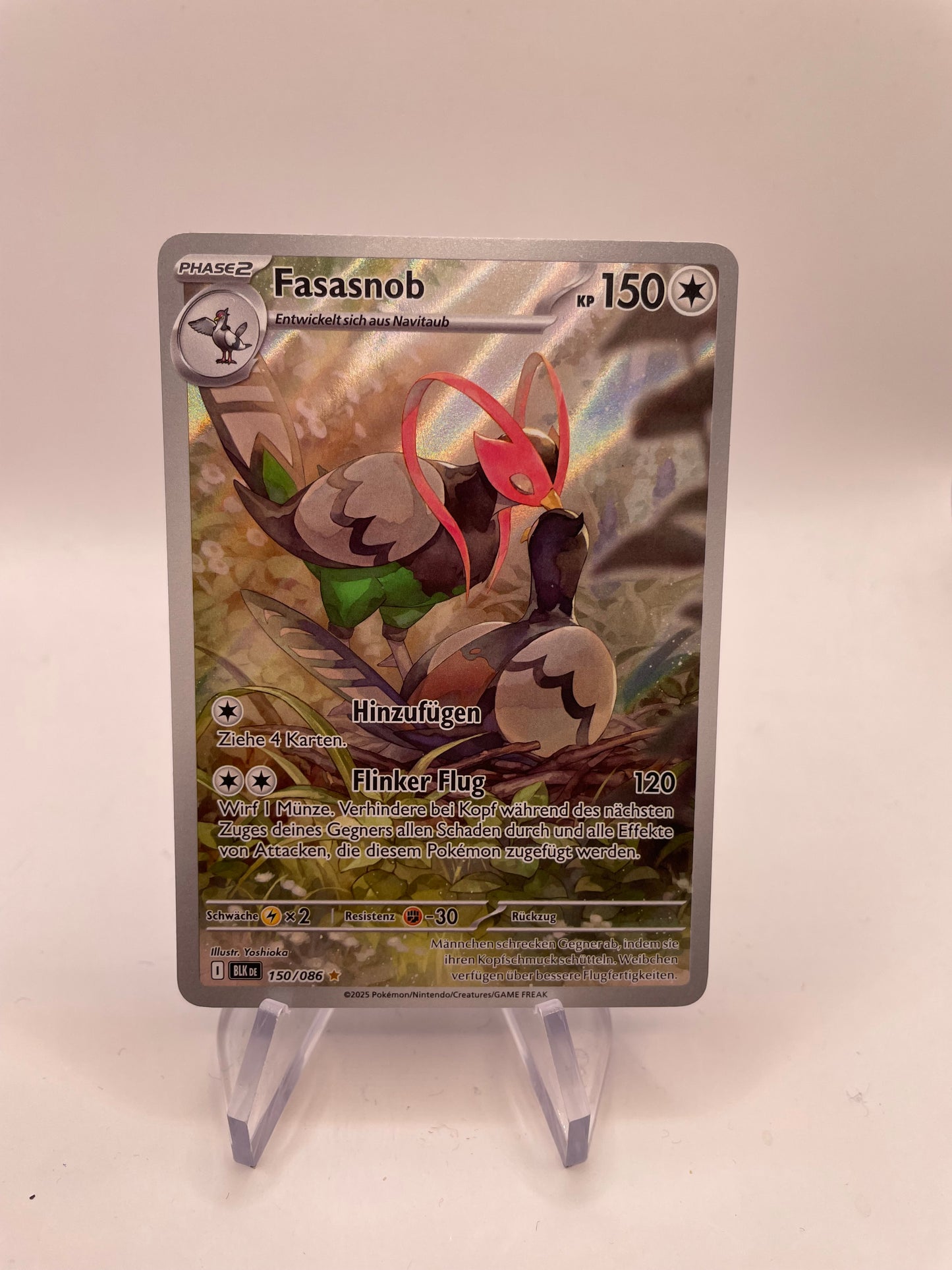 Pokemon Karte Art Rare Fasasnob 150/86 Deutsch