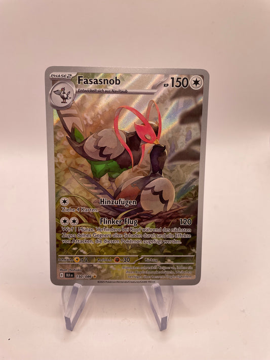 Pokemon Karte Art Rare Fasasnob 150/86 Deutsch
