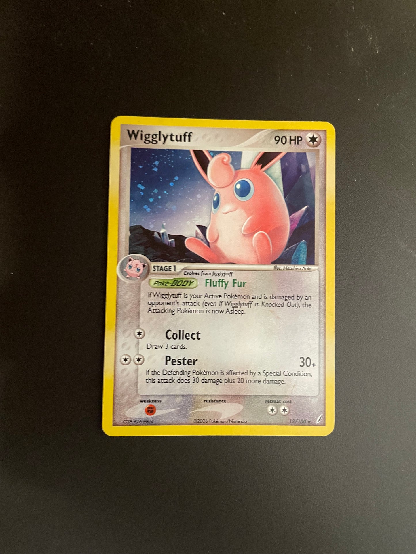 Pokemon Karte Holo Knuddeluff 13/100 Englisch