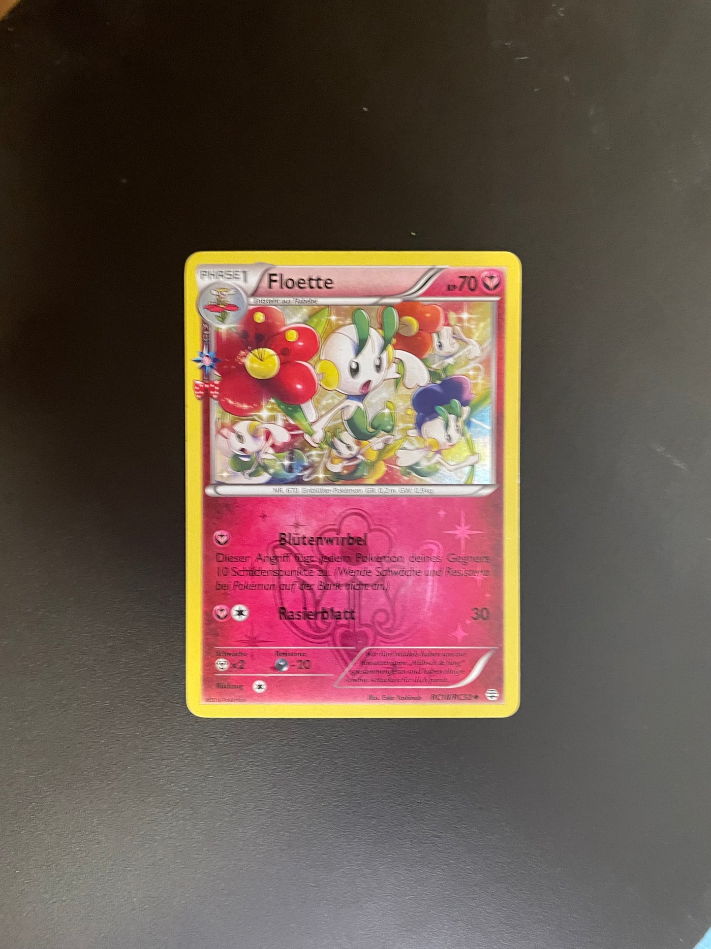Pokemon Karte Holo Floette RC18/RC32 Deutsch