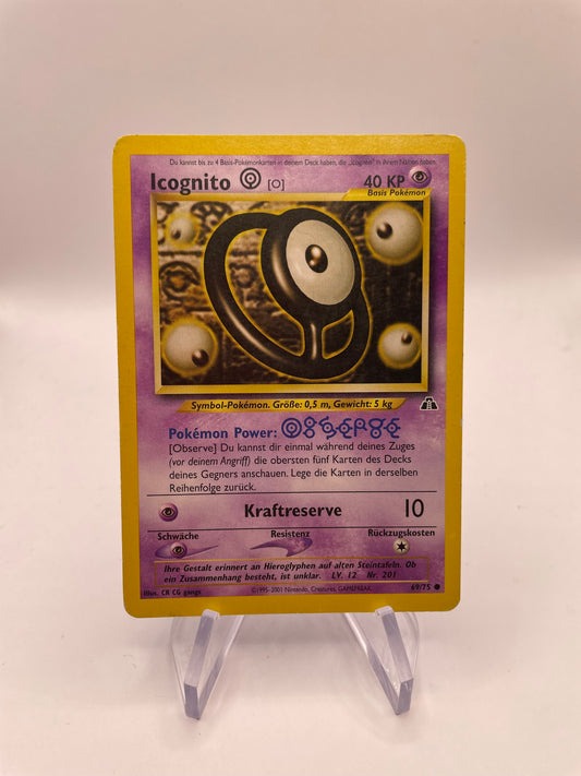 Pokemon Karte Neo Discovery Icognito 69/75 Deutsch