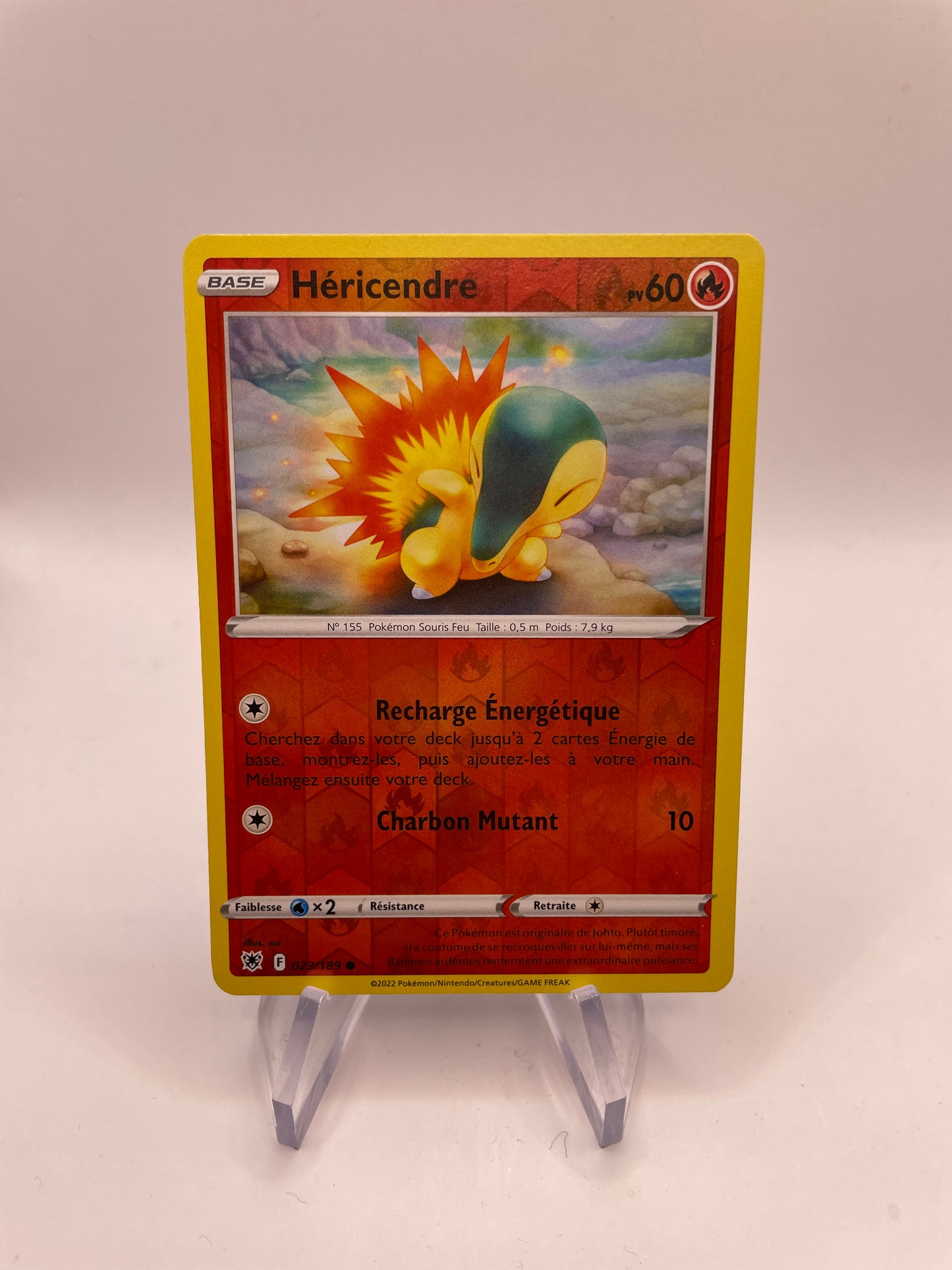 Pokémon Karte Reverse Héricendre 23/189 Französisch