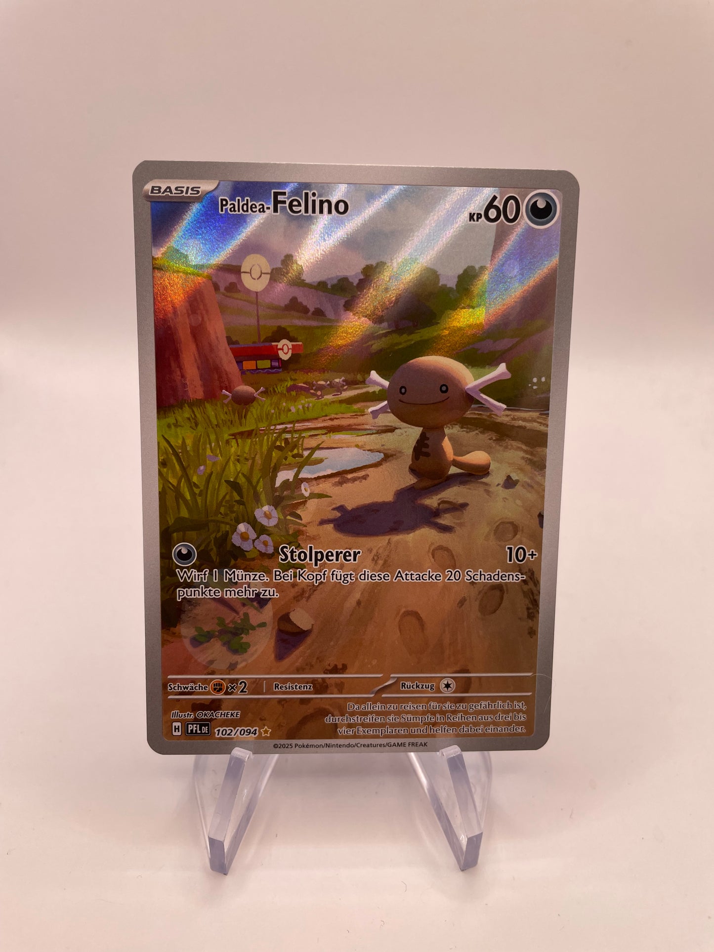 Pokemon Karte Art Rare Paldea-Felino 102/94 Deutsch