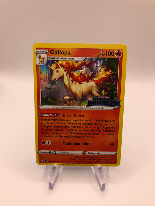 Pokemon Karte Holo Gallopa SWSH270 Deutsch