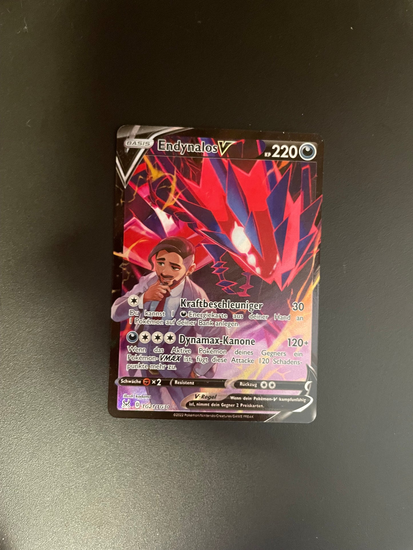 Pokemon Karte V Endynalos TG21/TG30 Deutsch