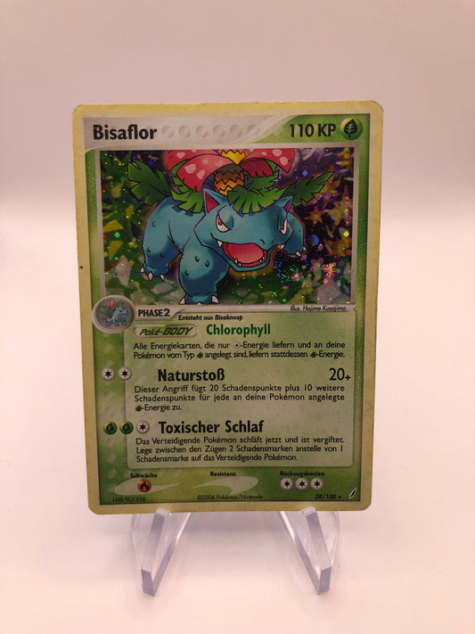 Pokemon Karte Holo Bisaflor 28/100 Deutsch