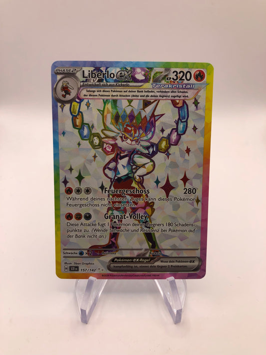 Pokemon Karte ex Liberlo 157/142 Deutsch