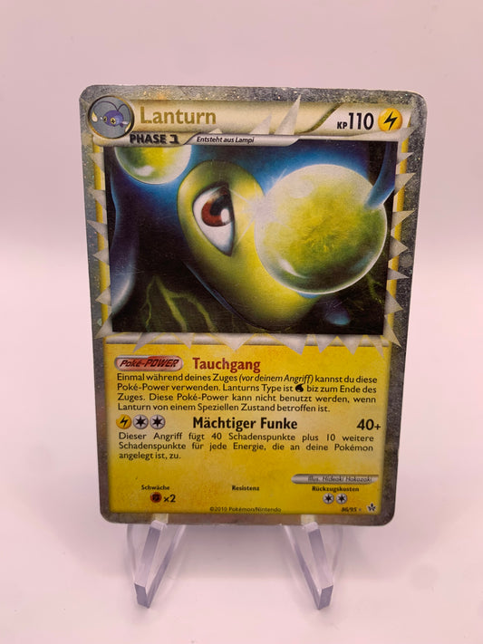 Pokemon Karte Prime Lanturn 86/95 Deutsch