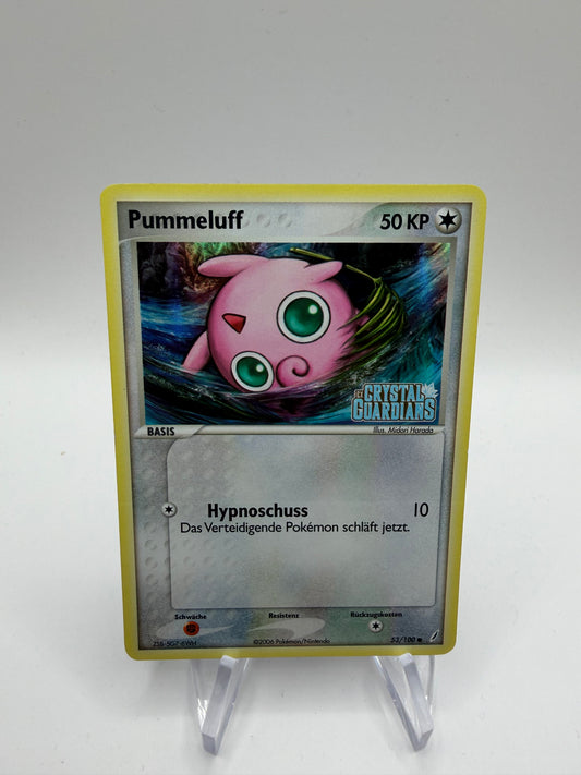Pokemon Karte Stamp Pummeluff 53/100 Deutsch